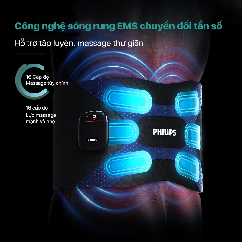 Máy massge đai bụng Philips PPM4331