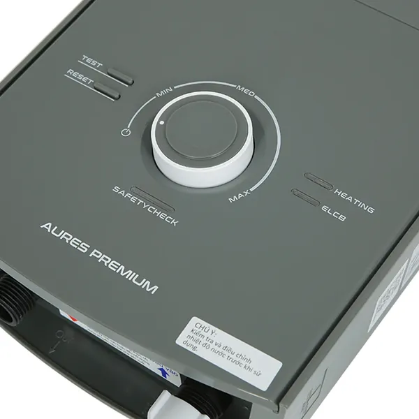 Máy nước nóng trực tiếp Ariston 4,5KW Aures Premium 4.5P Space-có bơm