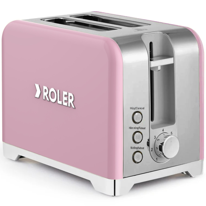 Máy nướng bánh mì Roler RTS-5137PKE (Màu hồng)