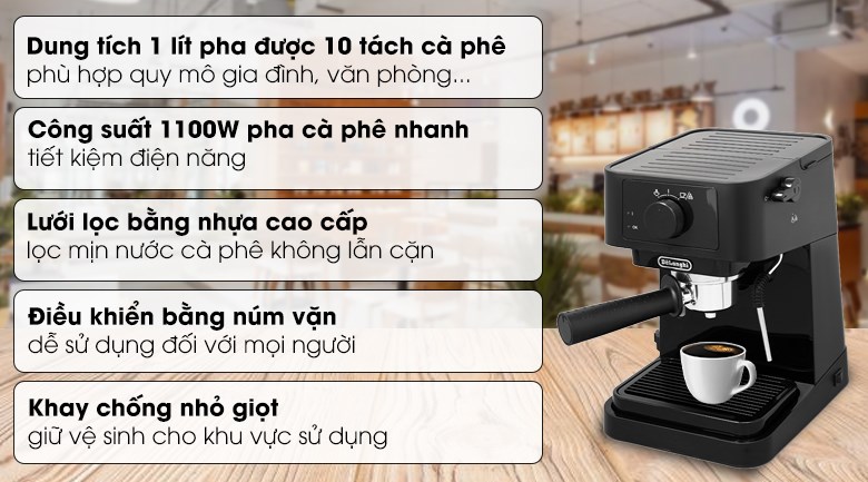 Máy pha cà phê Delonghi EC230.BK