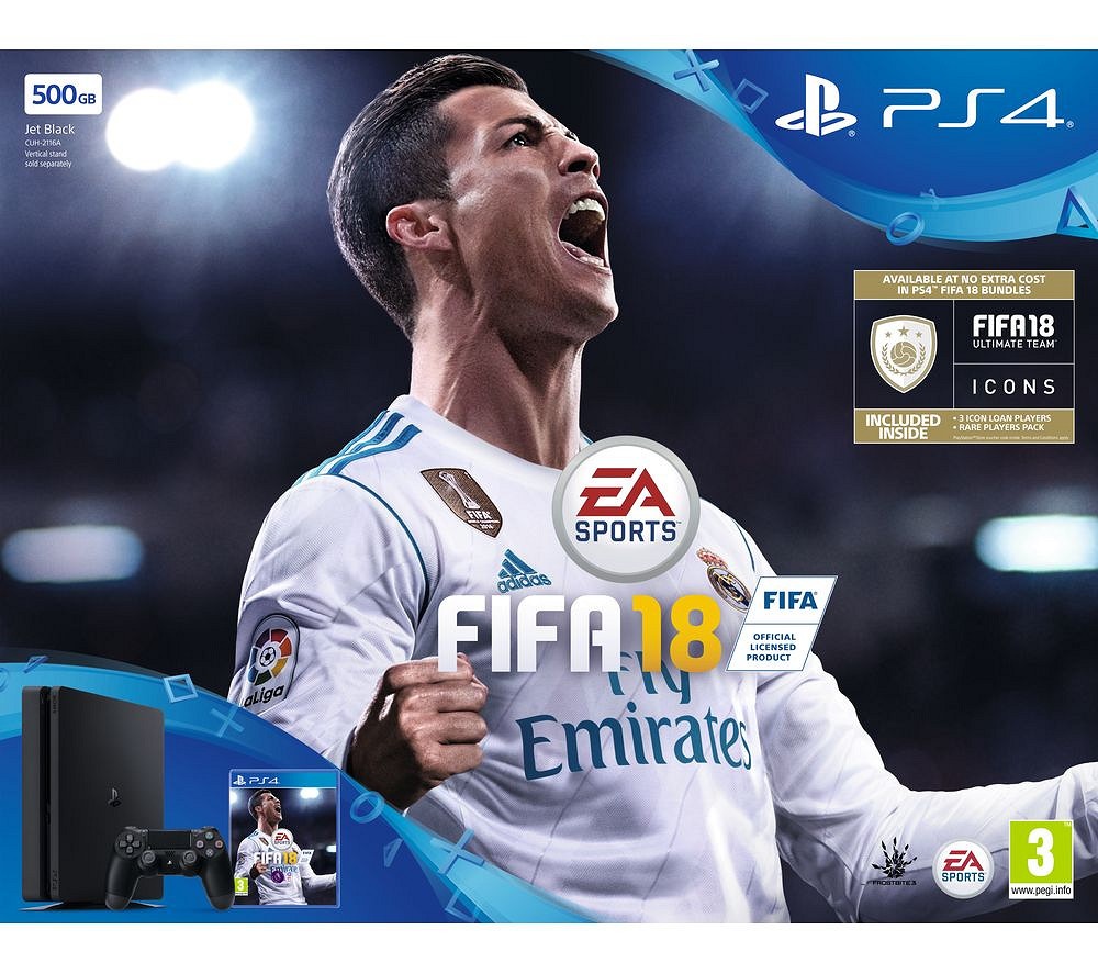Máy PS4 SONY Slim 500GB CUH-2106A B01 (FiFa18 bund)