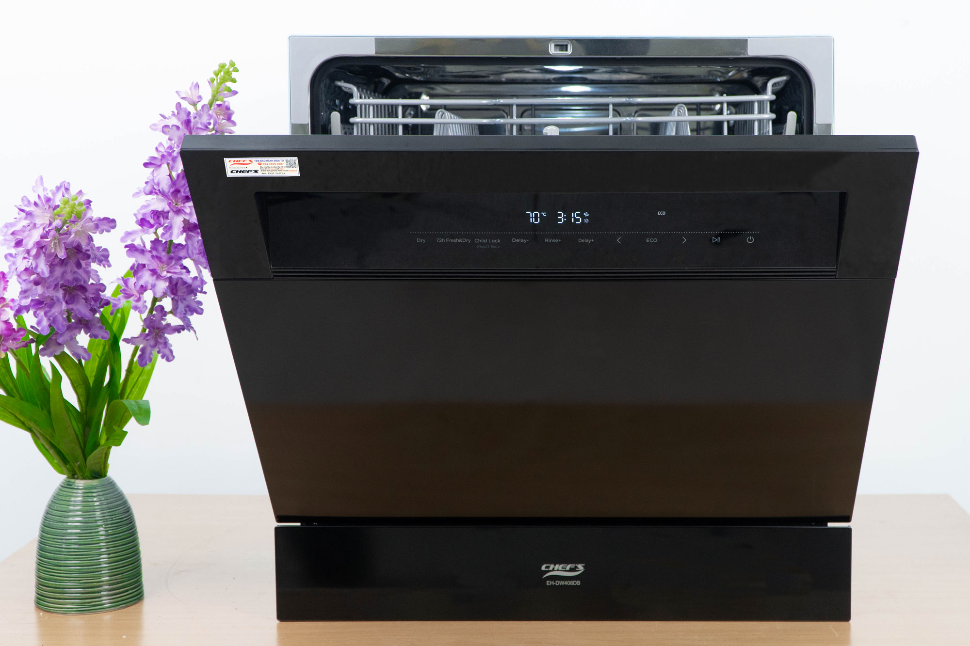 Máy rửa bát 10 bộ Chef's EH-DW408DB