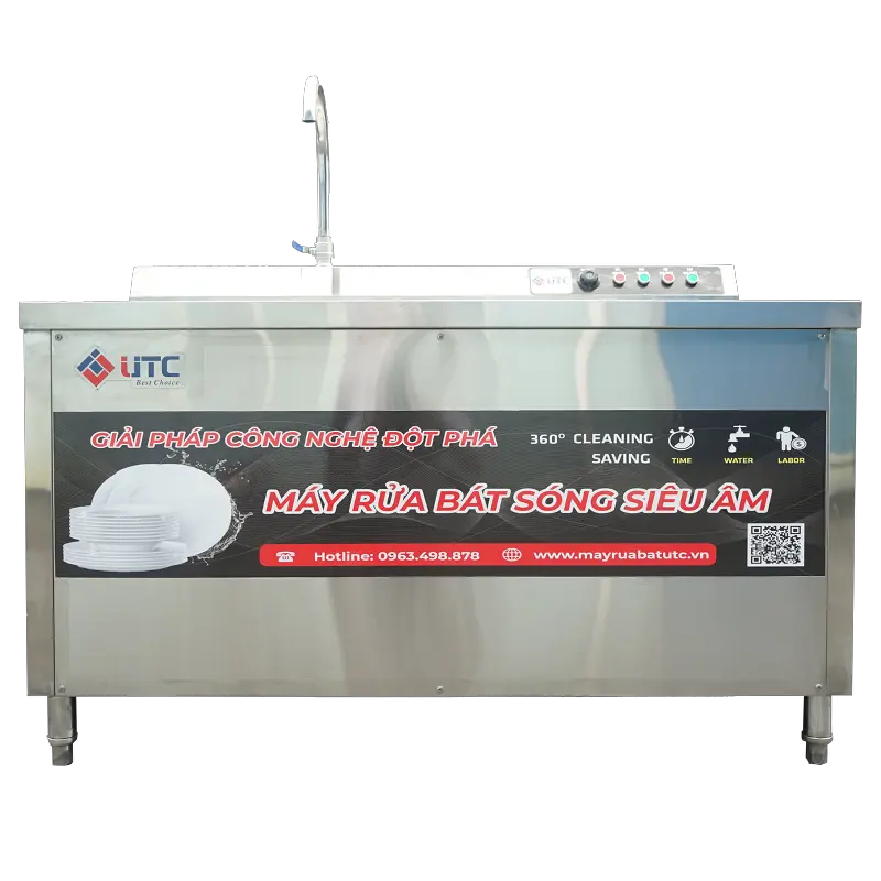 Máy rửa bát siêu âm UTC 1200HS