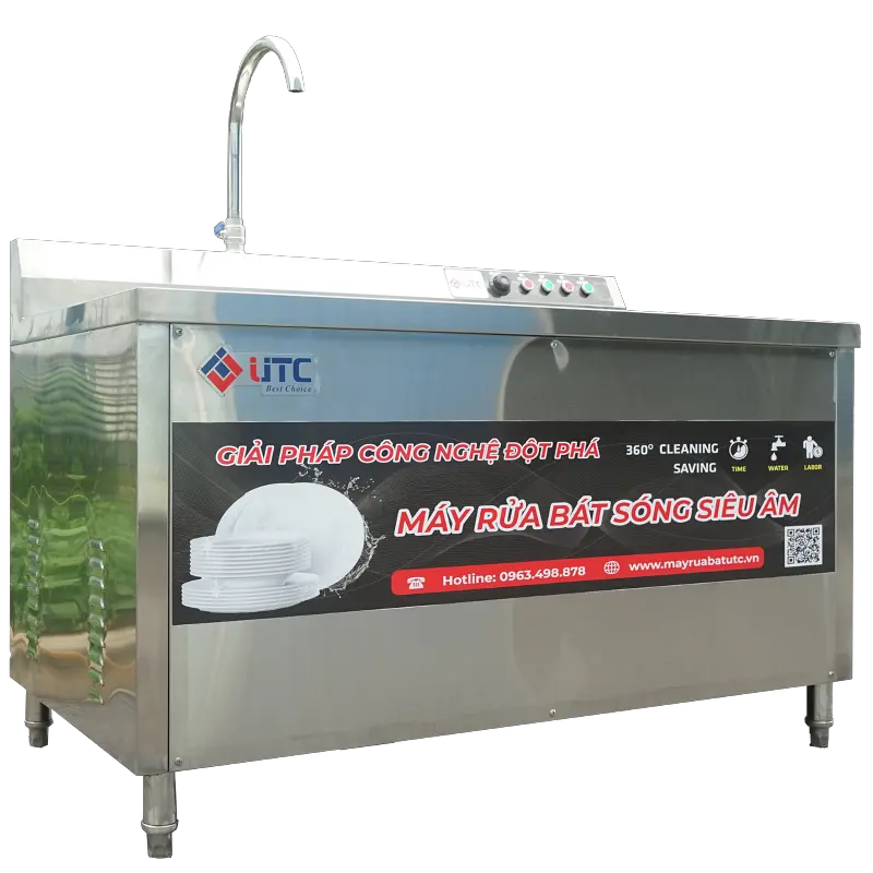 Máy rửa bát siêu âm UTC 1200HS
