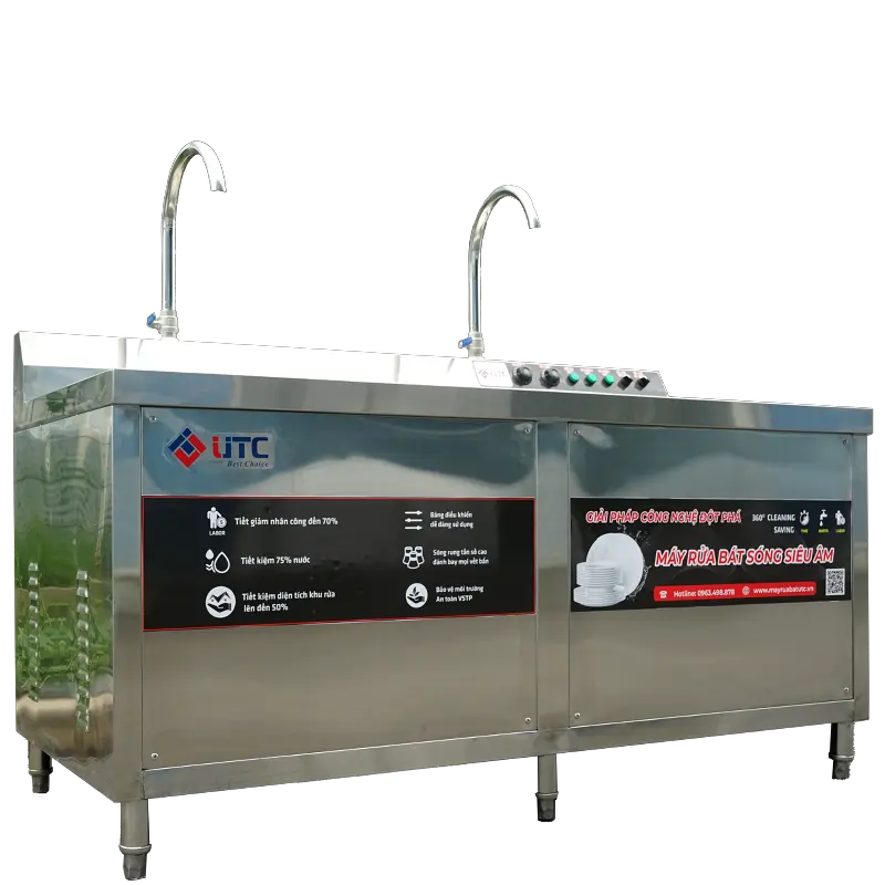Máy rửa bát siêu âm UTC 1800HD