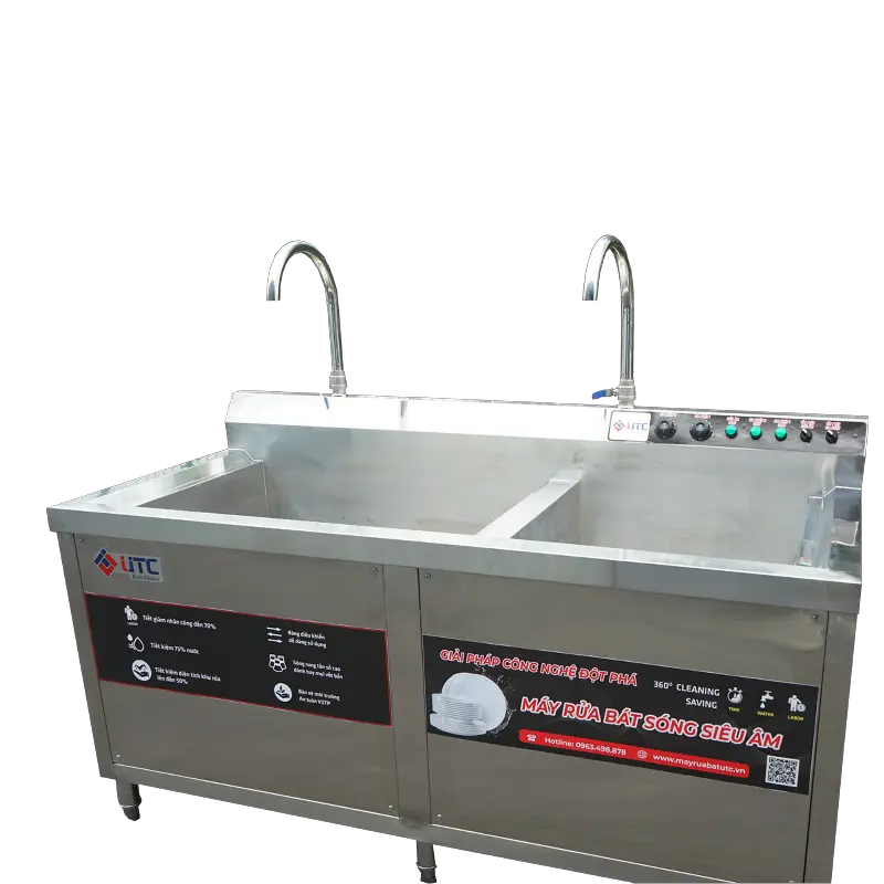 Máy rửa bát siêu âm UTC 1800HD