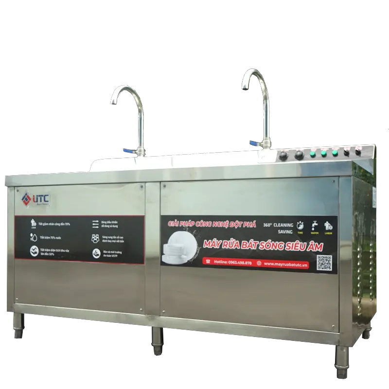 Máy rửa bát siêu âm UTC 1800HD