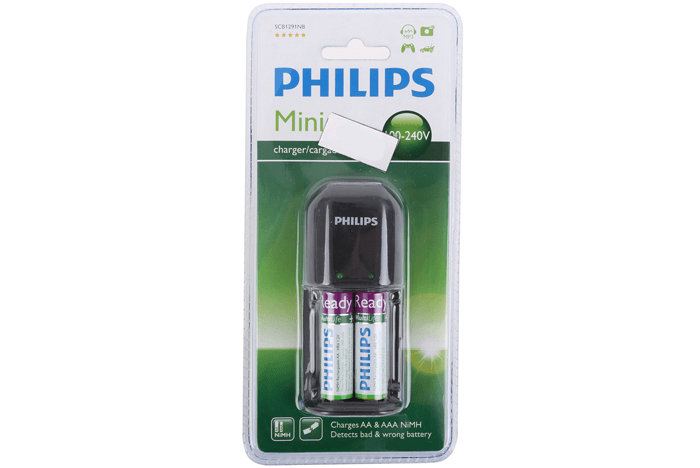 Máy sạc Philips SCB1291NB/12 có kèm pin