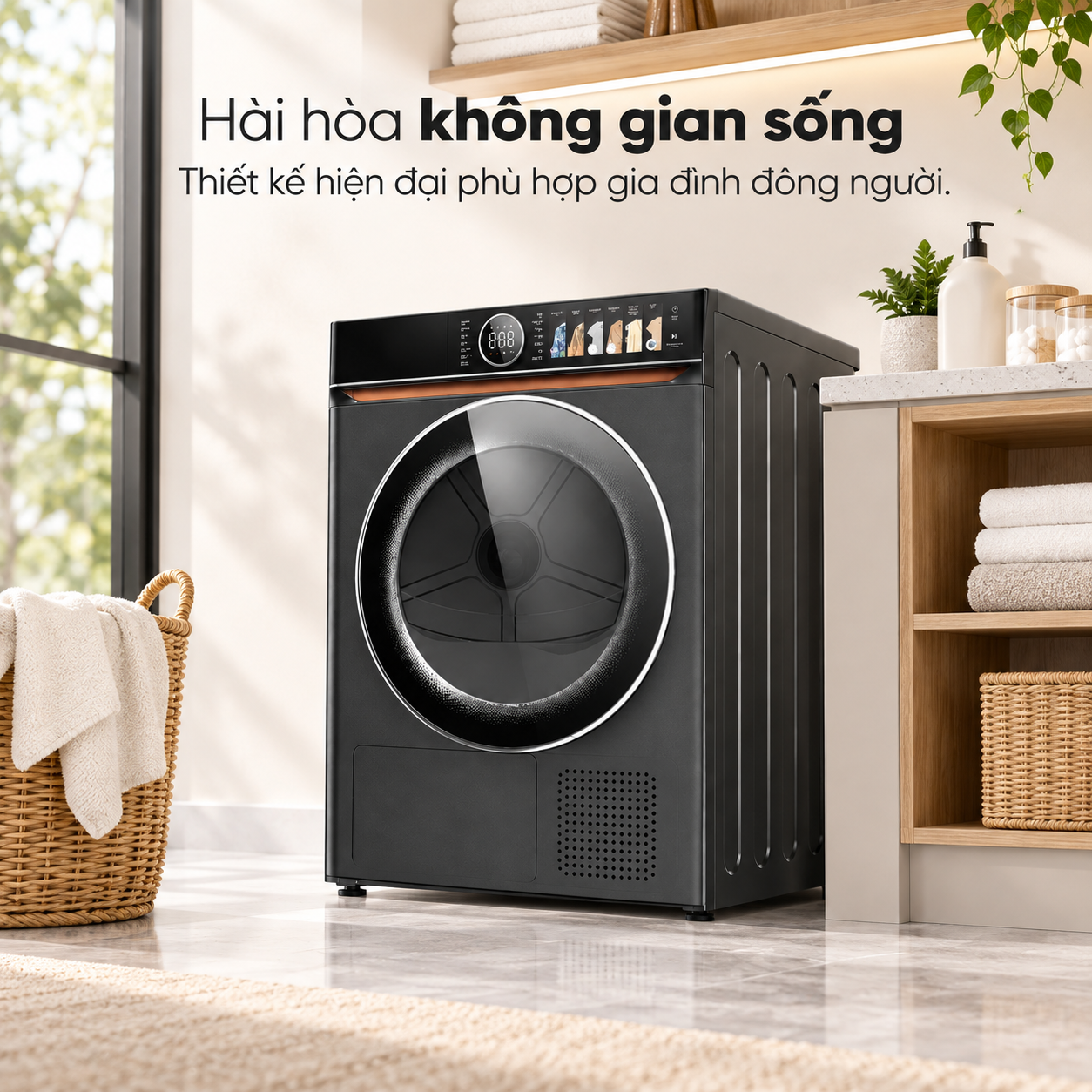 Máy sấy bơm nhiệt AI Heatpump Inverter Coex 10.5 kg CD-10HPBDS