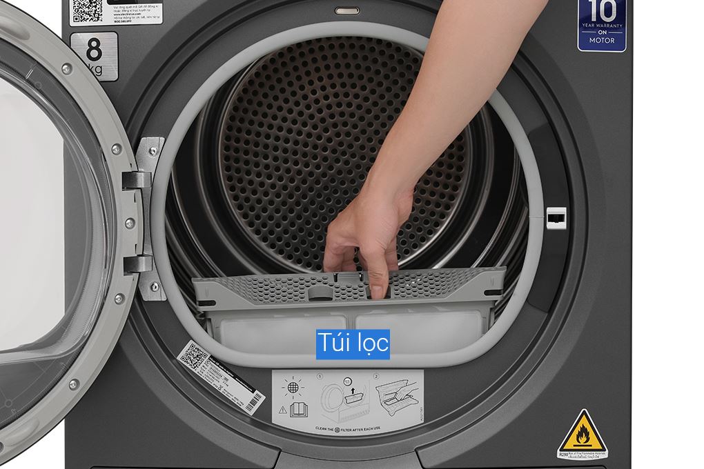 Máy sấy bơm nhiệt Electrolux 8 kg EDH803J5SCR