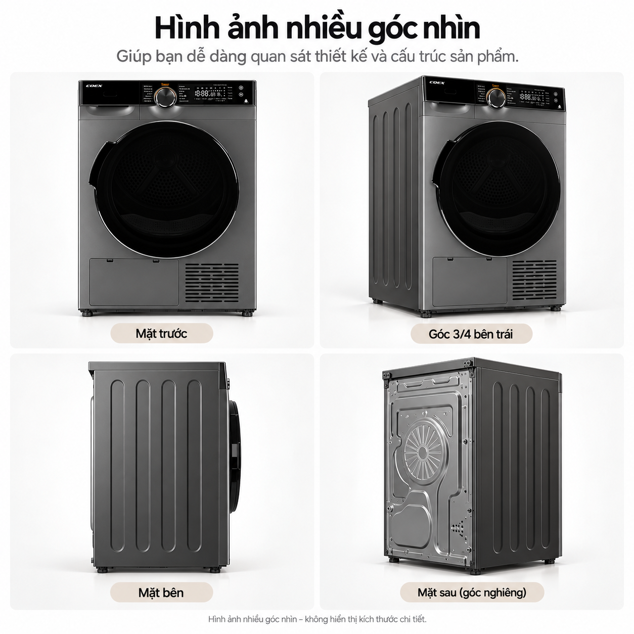 Máy sấy bơm nhiệt Heatpump Inverter Coex 10.5 kg CD-1011HPB