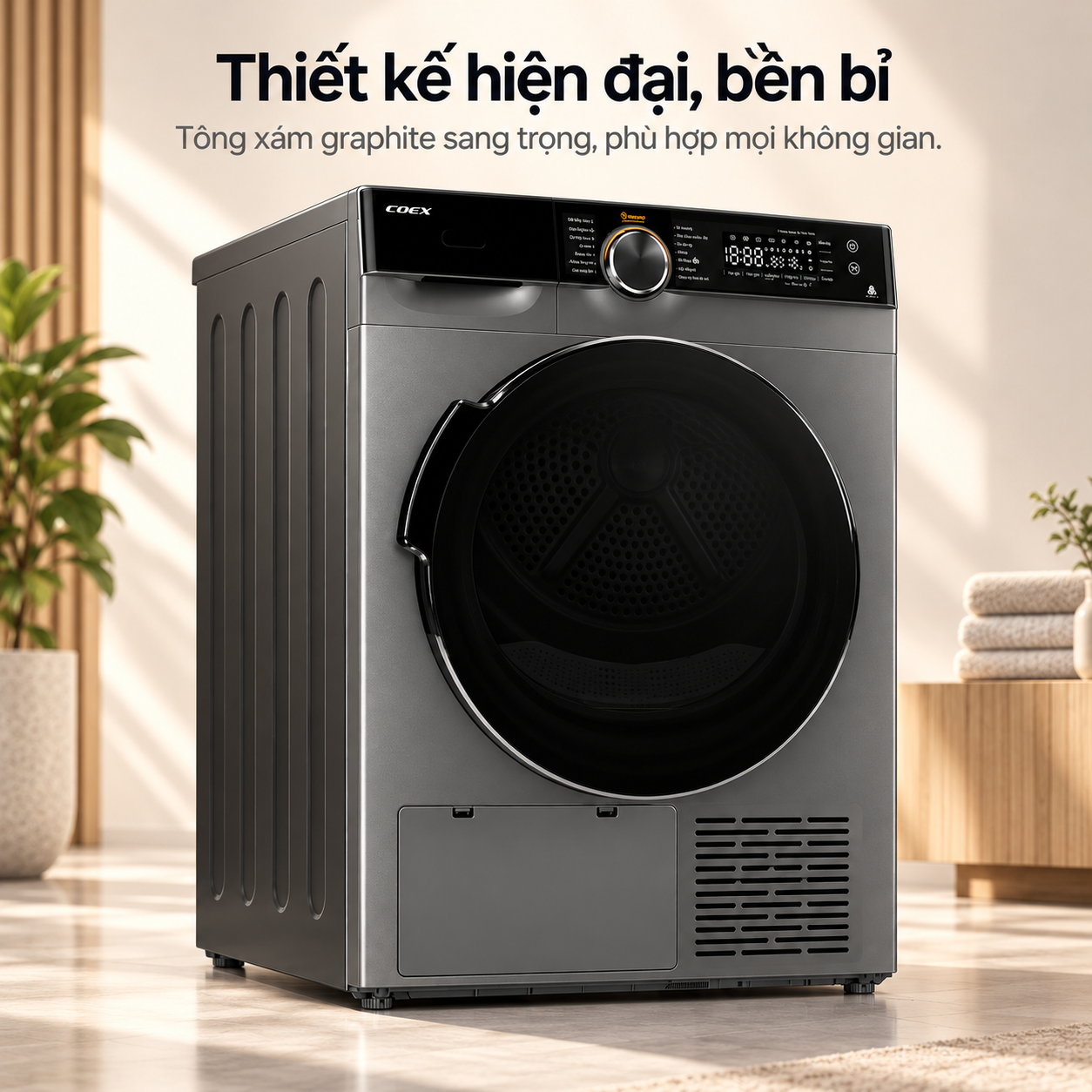 Máy sấy bơm nhiệt Heatpump Inverter Coex 10.5 kg CD-1011HPB