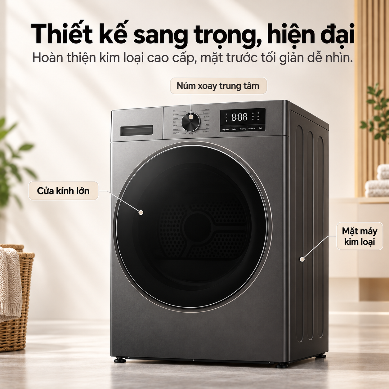 Máy sấy bơm nhiệt Heatpump Inverter Coex 10.5 kg CD-1013HPG