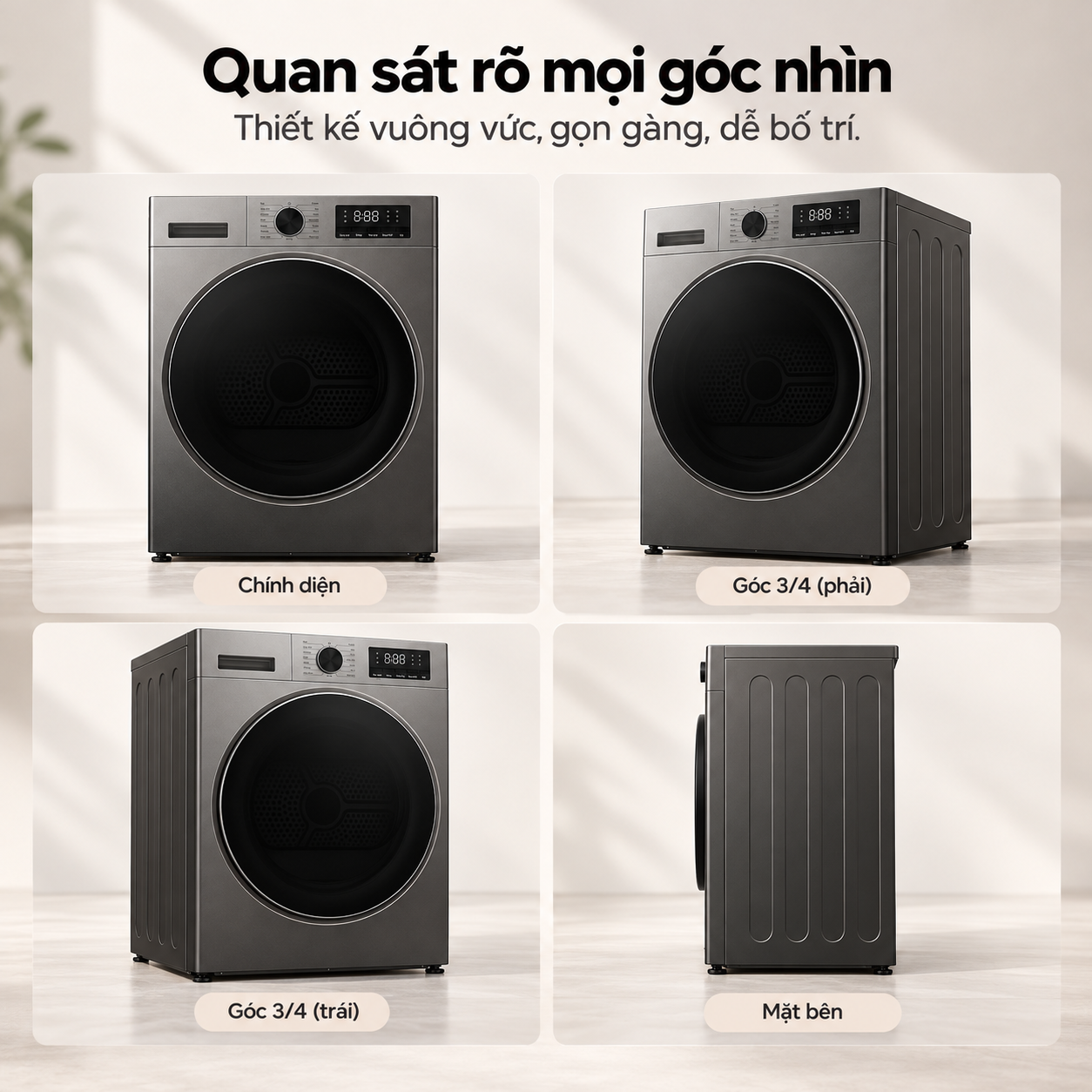 Máy sấy bơm nhiệt Heatpump Inverter Coex 10.5 kg CD-1013HPG