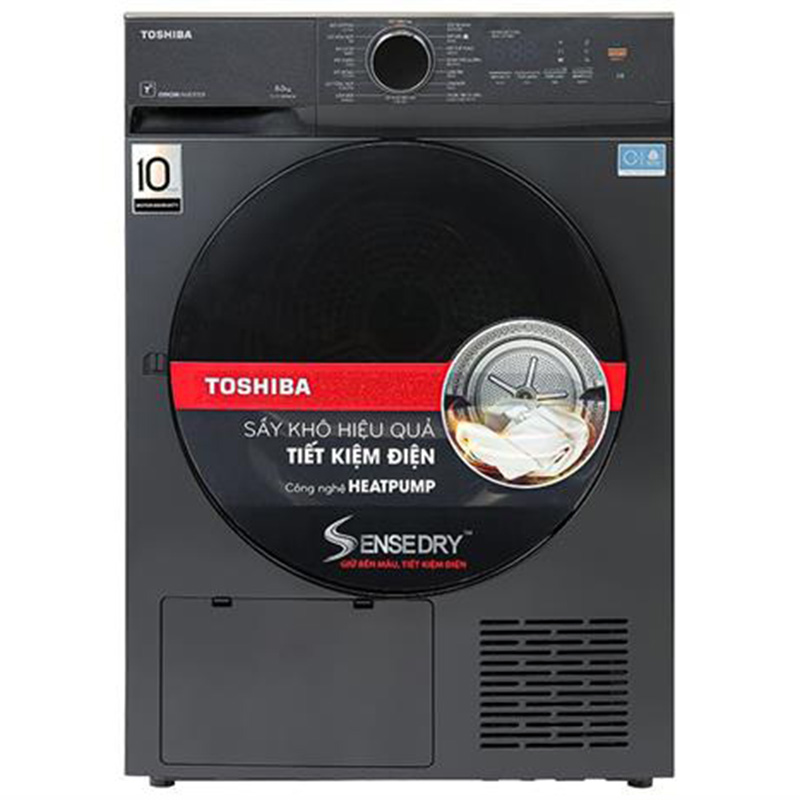 Máy sấy bơm nhiệt Toshiba 8 kg TD-T21B90HWV(MG)