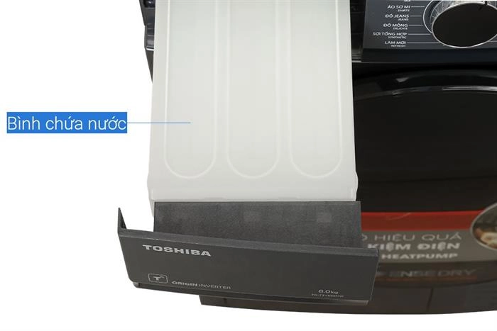 Máy sấy bơm nhiệt Toshiba 8 kg TD-T21B90HWV(MG)