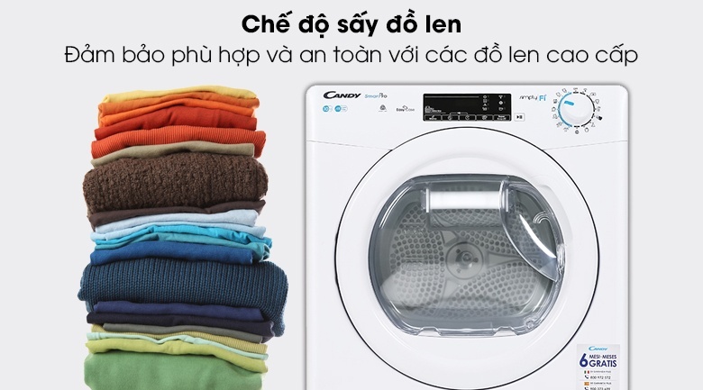 Máy sấy ngưng tụ Candy 10Kg CSO C10TE-S