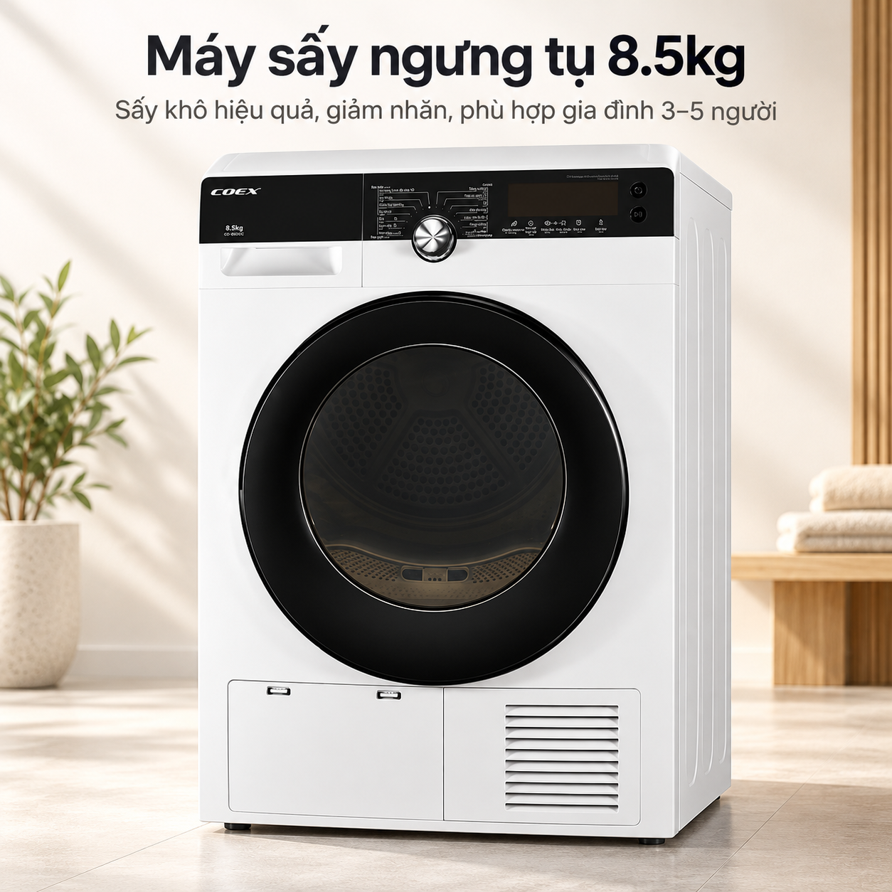 Máy sấy ngưng tụ Coex 8.5 kg CD-80CWB