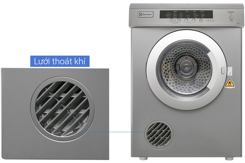 Máy Sấy Quần áo 8Kg Electrolux EDV8052S