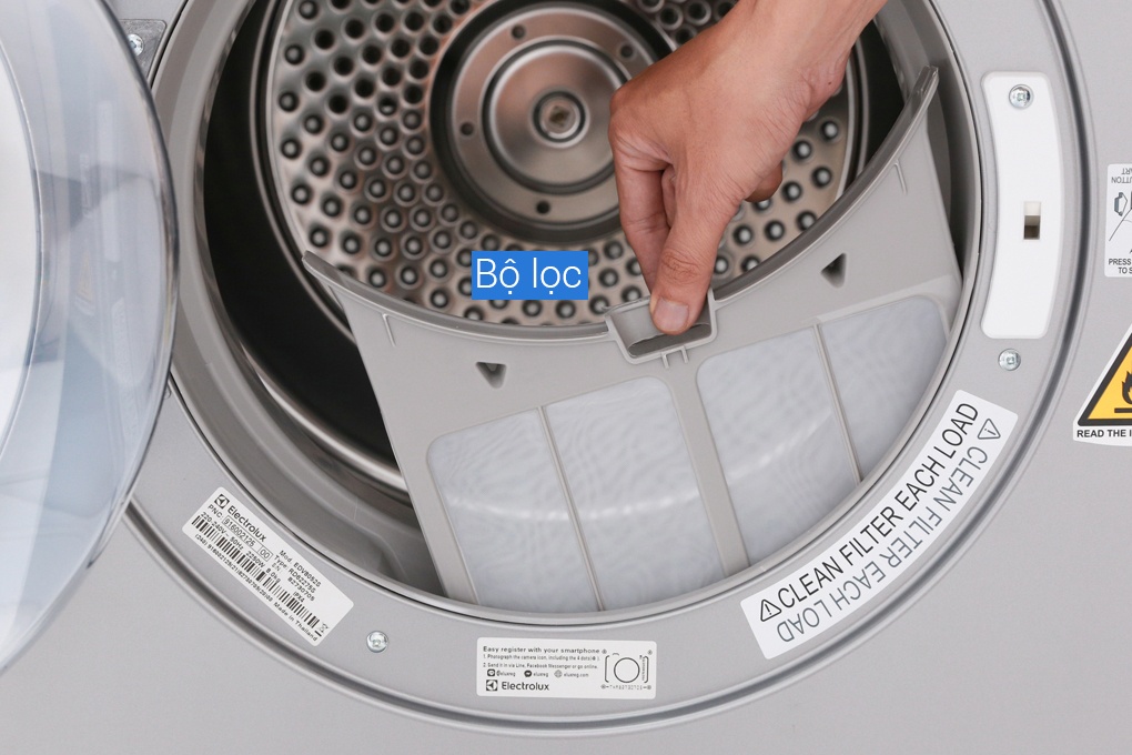 Máy Sấy Quần áo 8Kg Electrolux EDV8052S