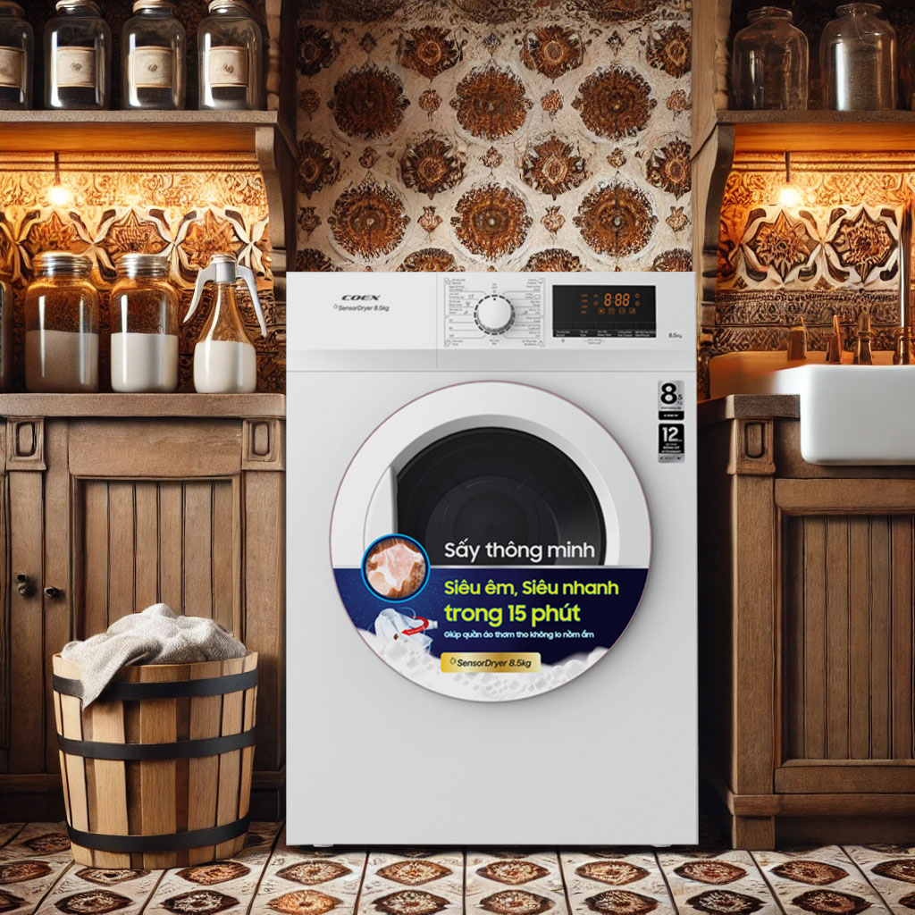 Máy sấy quần áo thông hơi Coex 8,5kg CD-80AVW