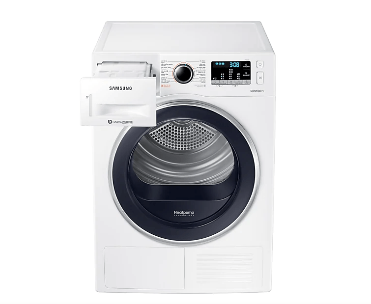 Máy sấy quần áo 9Kg Samsung Heatpump DV90M5200QW/SV