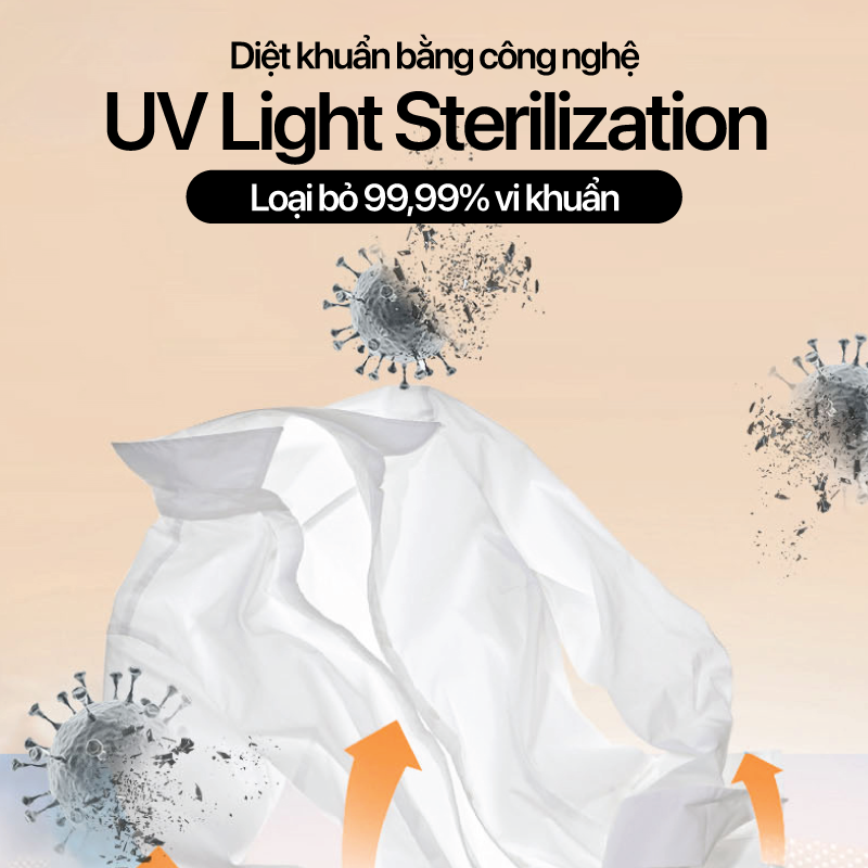 Máy sấy THÔNG MINH AI Heat Pump inverter 10.5 KG COEX - COEX CD-10HPBDS