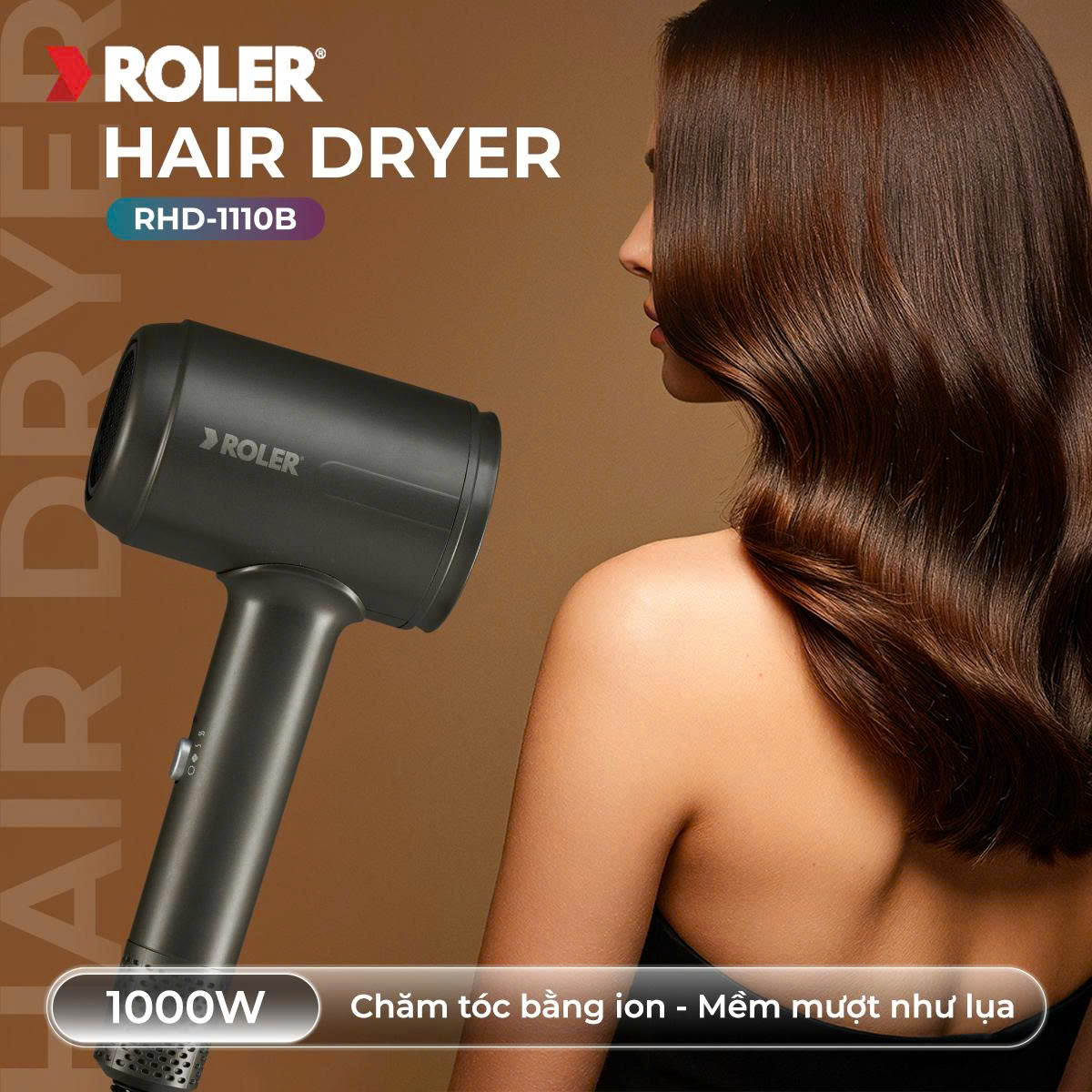 Máy sấy tóc 1000W Roler RHD-1110B