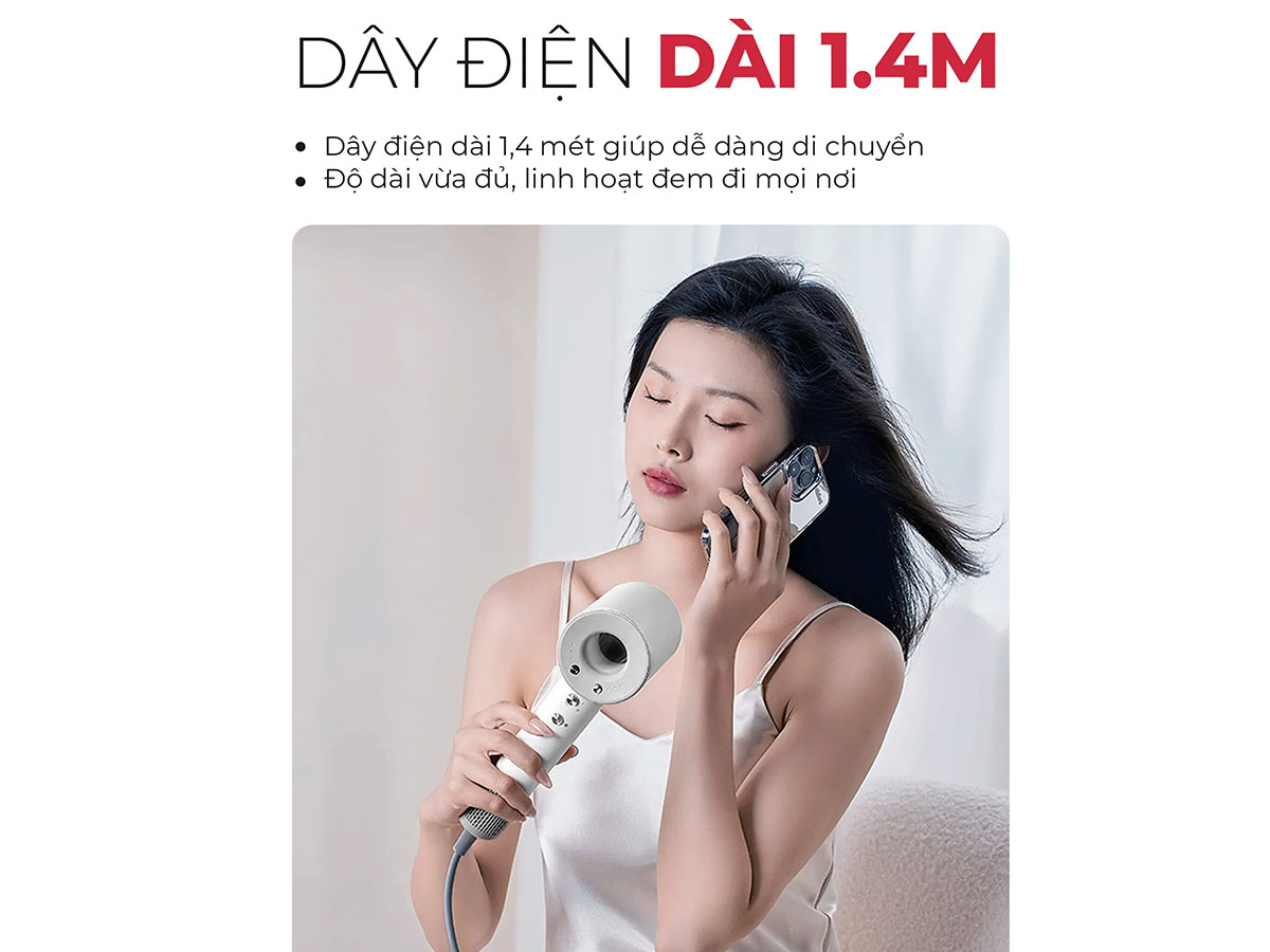 Máy sấy tóc 1500W Magic Eco AC-370