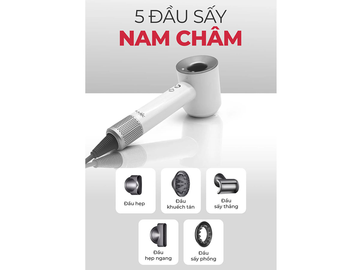 Máy sấy tóc 1500W Magic Eco AC-370