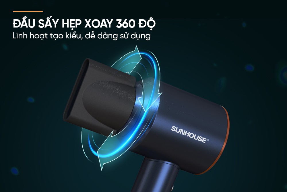 Máy sấy tóc 1500W Sunhouse SHD2321
