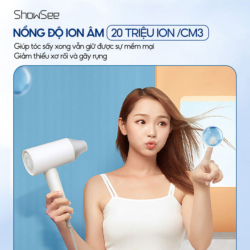 Máy sấy tóc 1800W Showsee A1-EUW