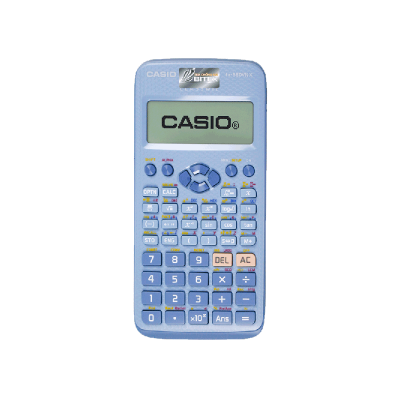 Máy tính CASIO FX-580VNX (TL) Xanh da trời + PILOT BP-1RT