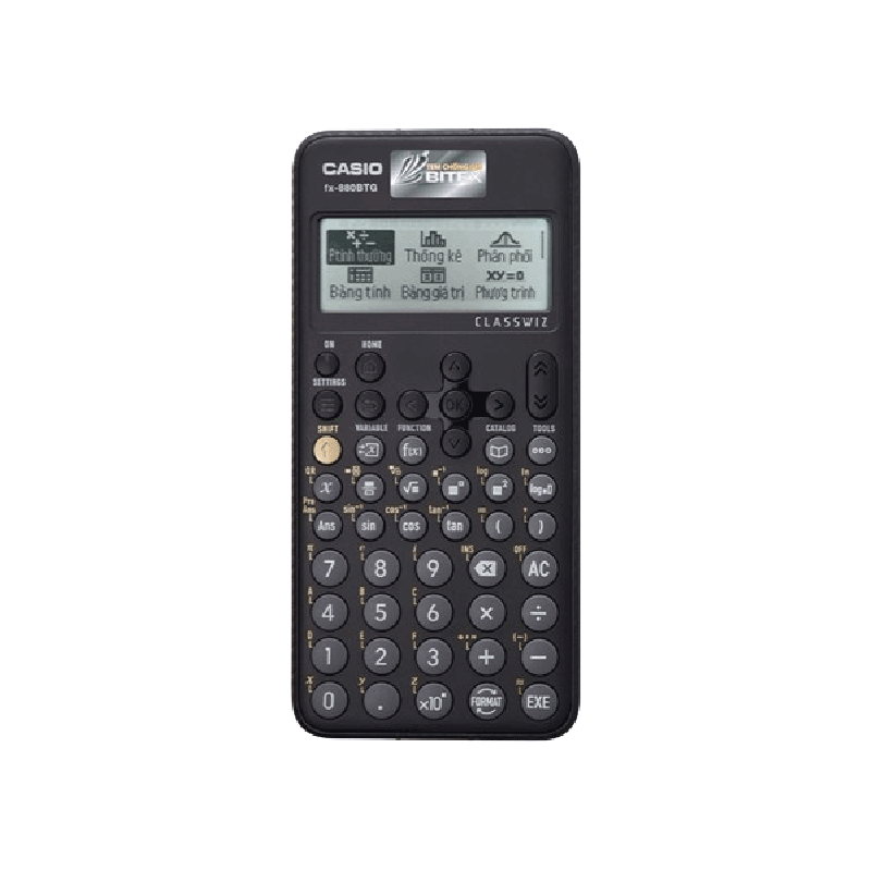 Máy tính CASIO FX-880BTG (TL) Đen + PILOT BP-1RT