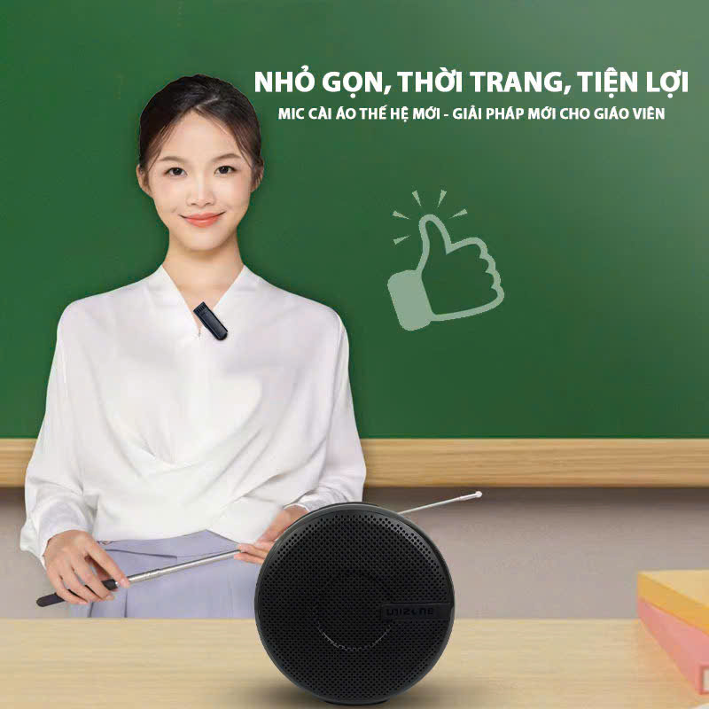 Máy trợ giảng Unizone Uz-015B (micro cài áo)