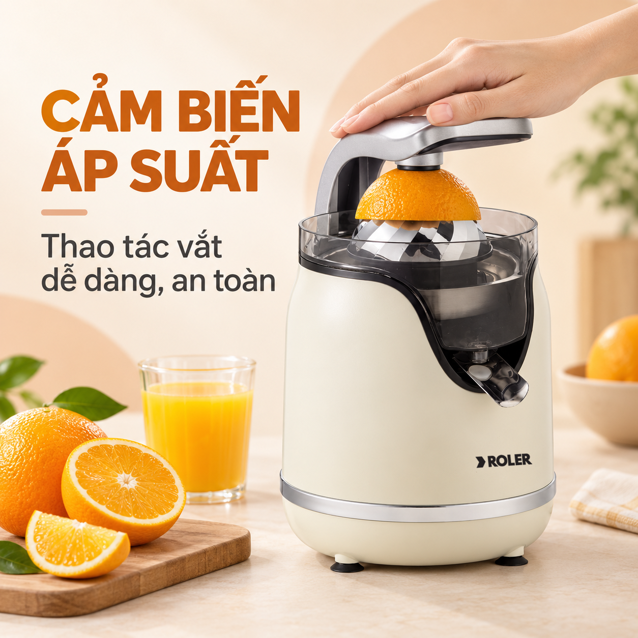 Máy vắt cam ROLER RJS-4001CRE