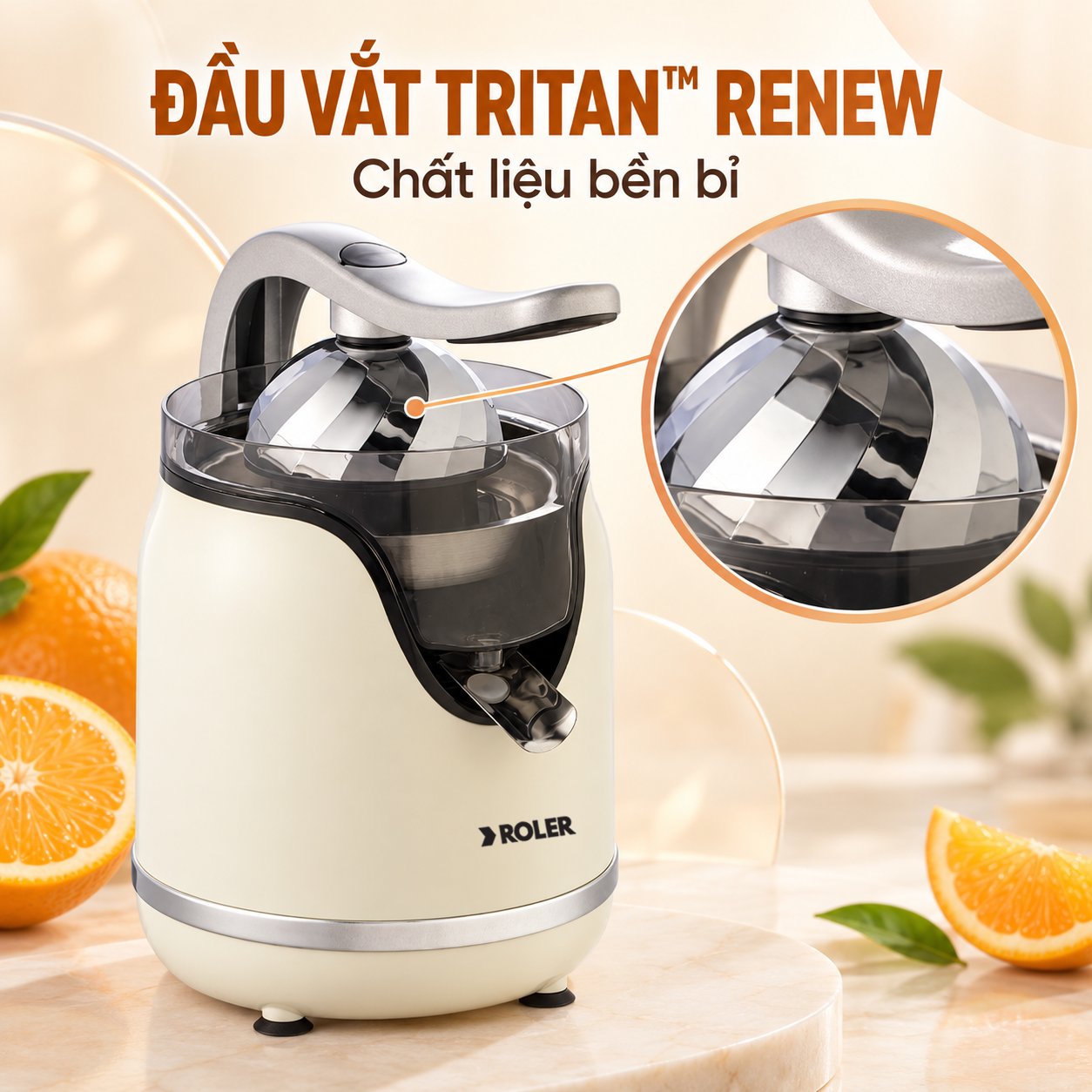 Máy vắt cam ROLER RJS-4001CRE
