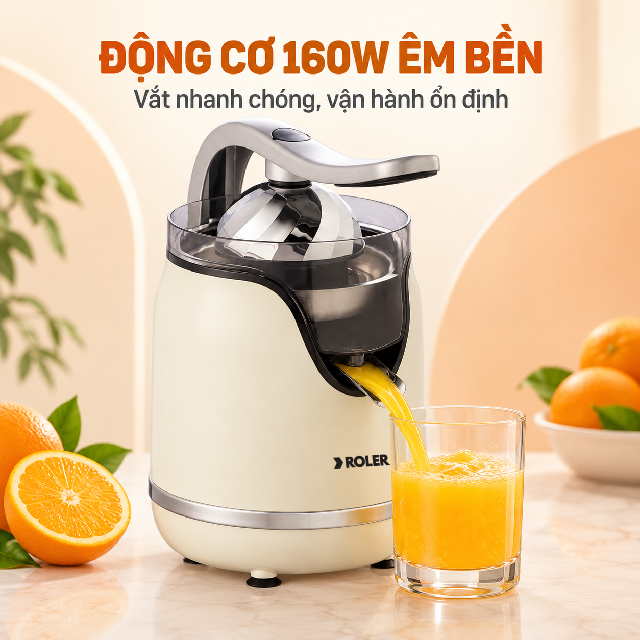 Máy vắt cam ROLER RJS-4001CRE