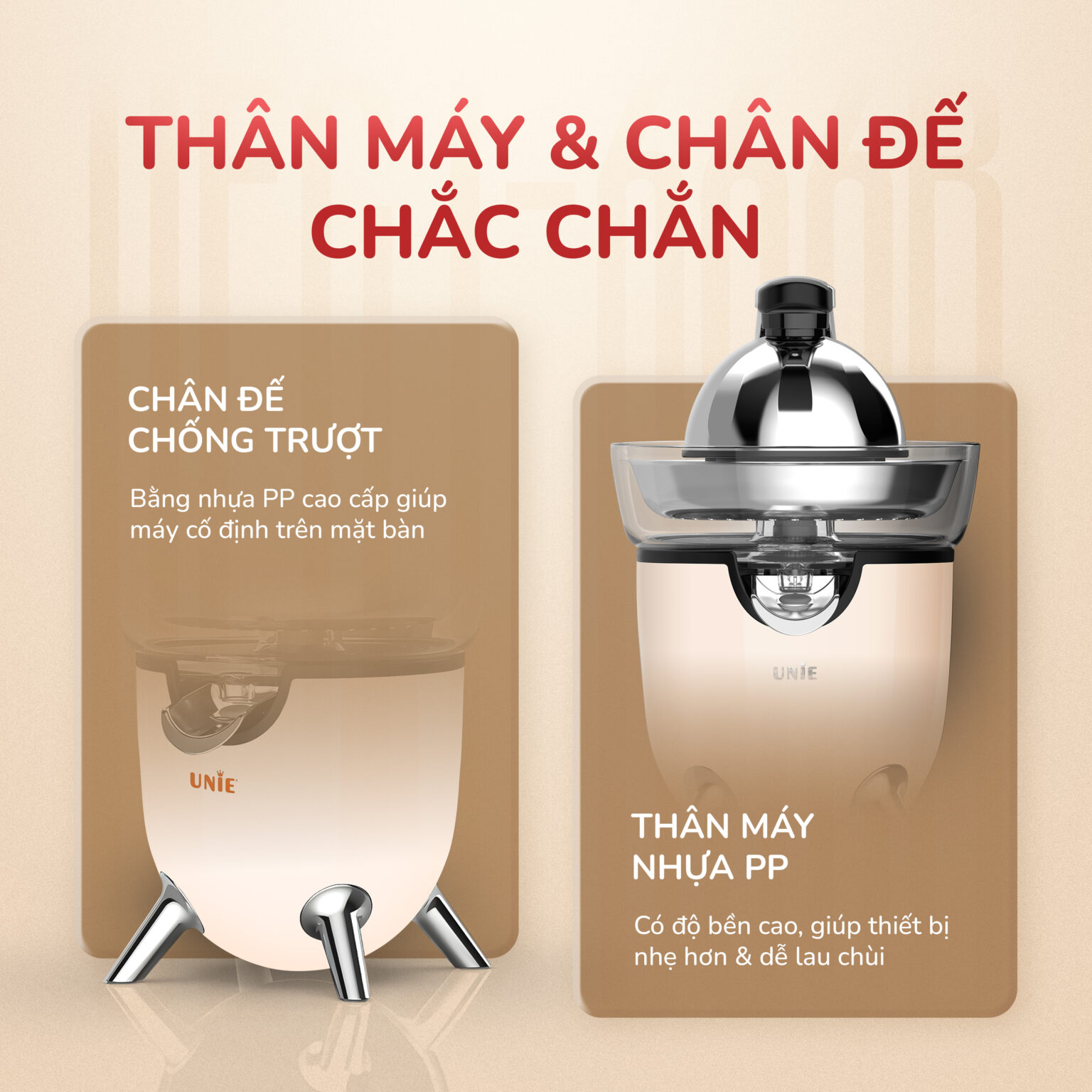 Máy vắt cam Unie UECJ-666B