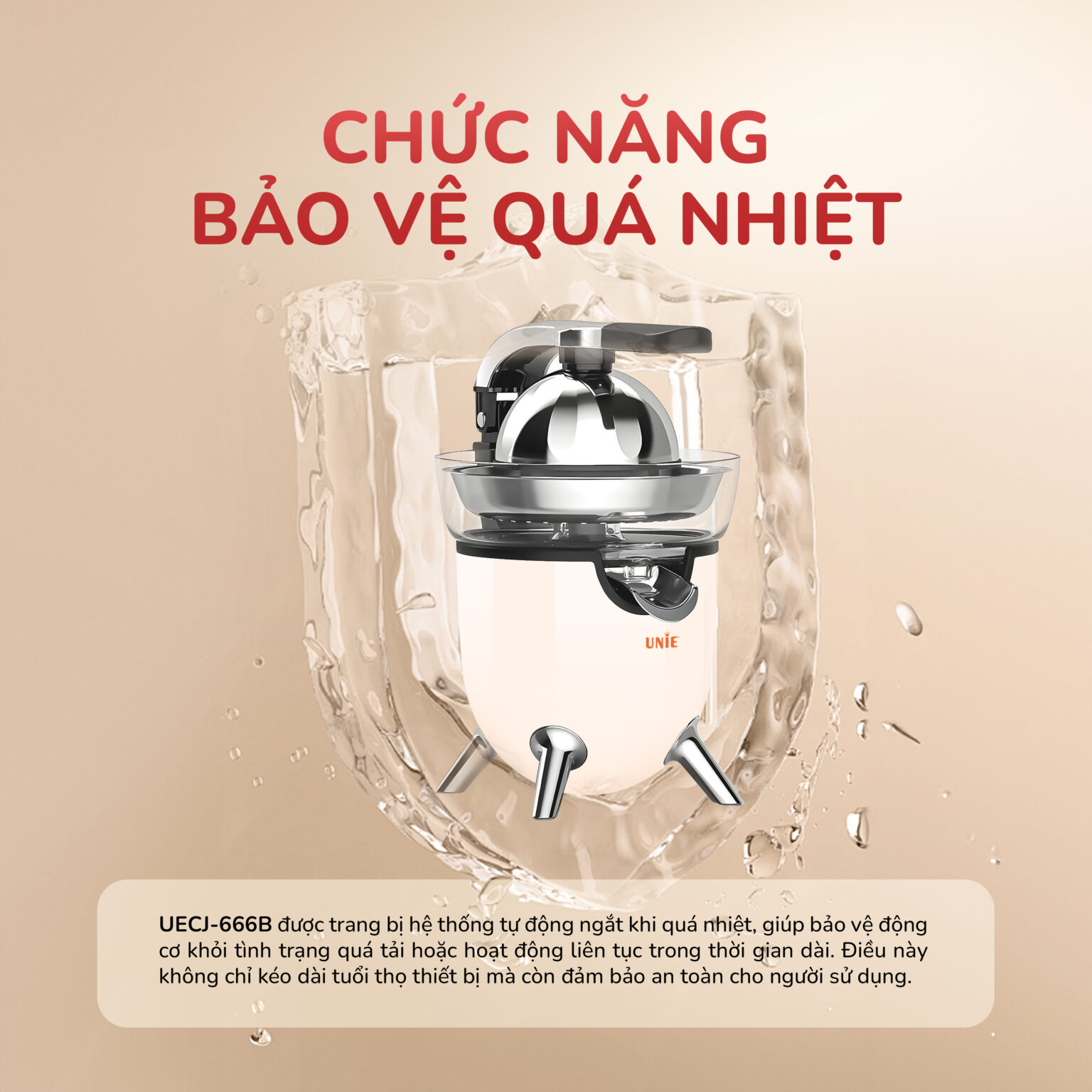 Máy vắt cam Unie UECJ-666B
