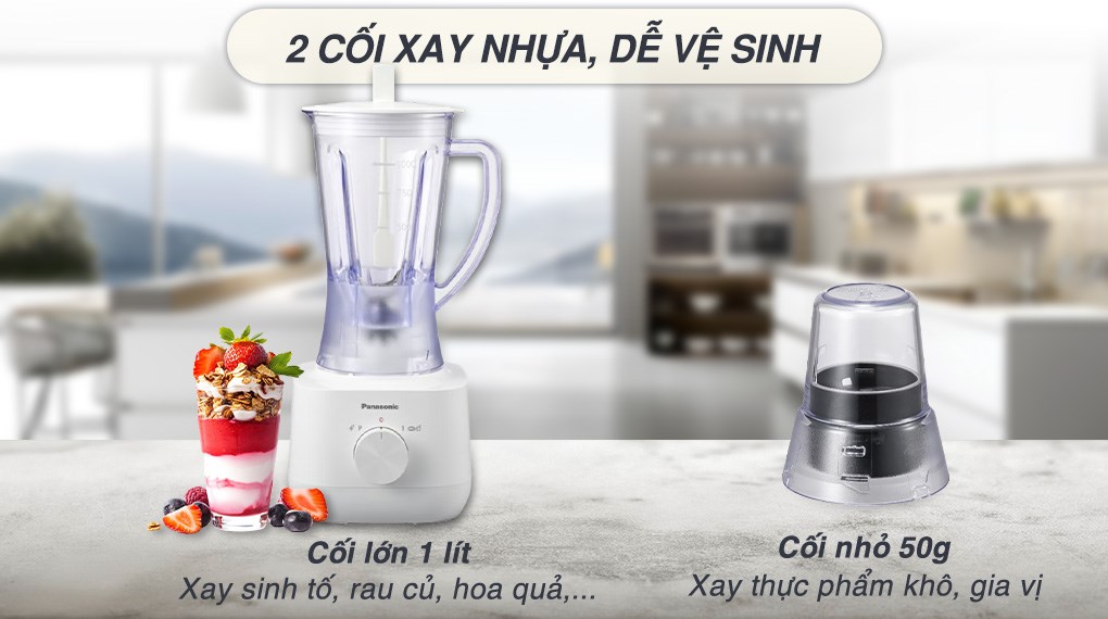 Máy xay đa năng 2 cối Panasonic MX-EP3111WRA