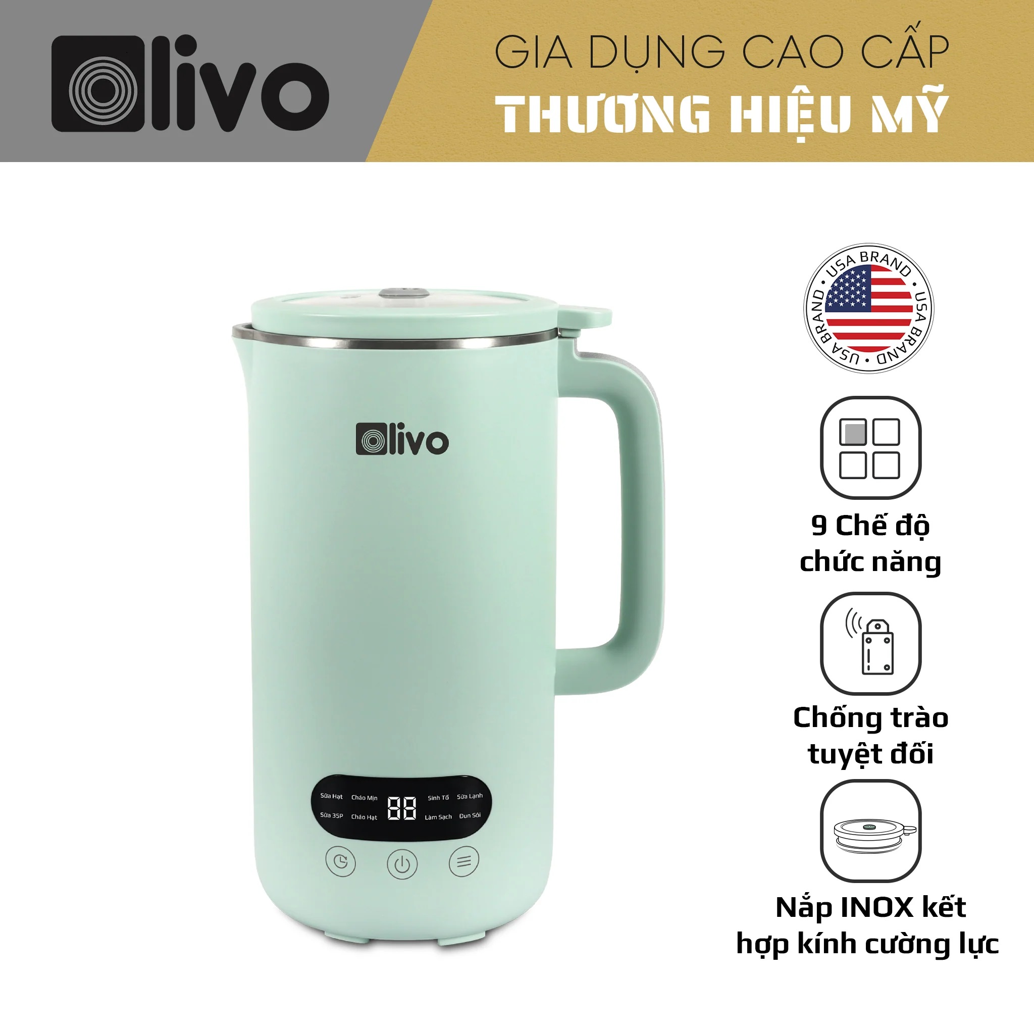 Máy xay nấu đa năng Olivo CB1000