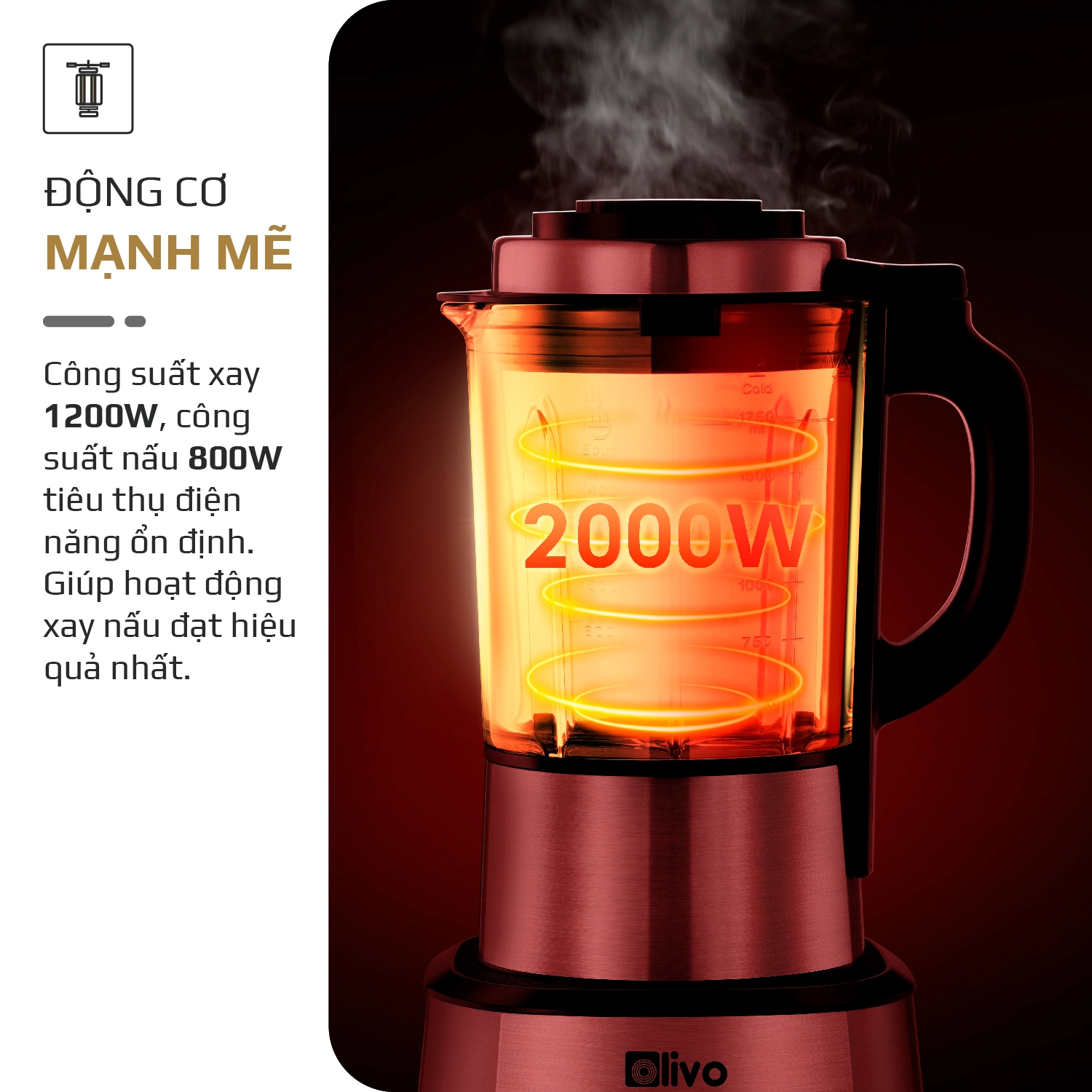 Máy xay nấu Olivo X20 Plus