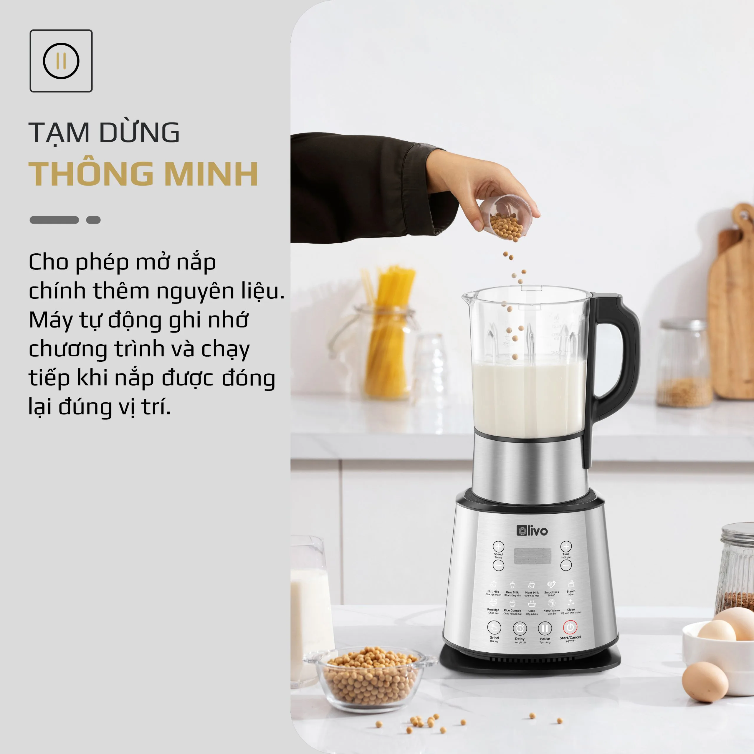 Máy xay nấu Olivo X20 Plus