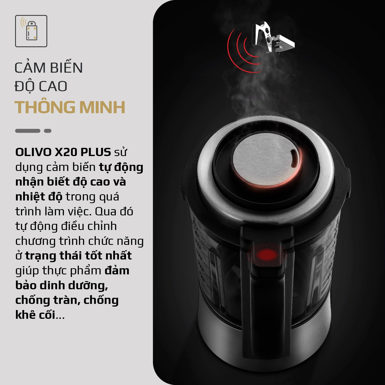 Máy xay nấu Olivo X20 Plus