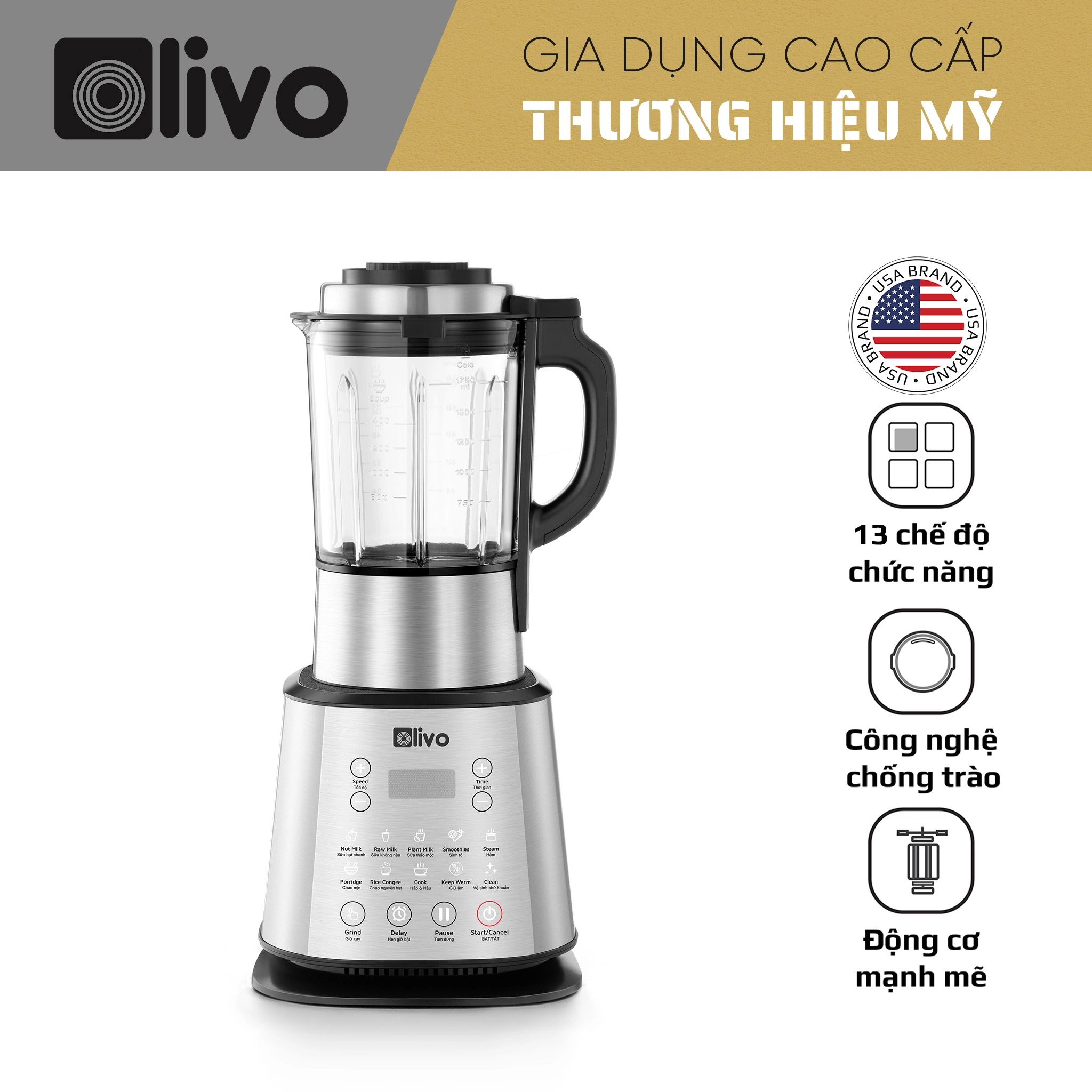 Máy xay nấu Olivo X20 Plus