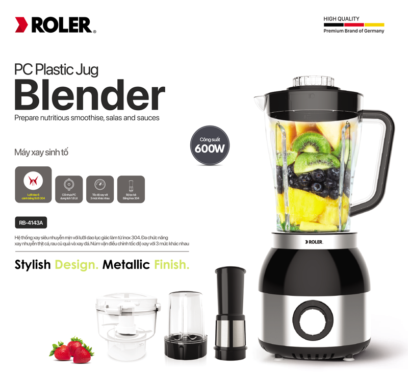 Máy xay sinh tố đa năng Roler RB-4143A