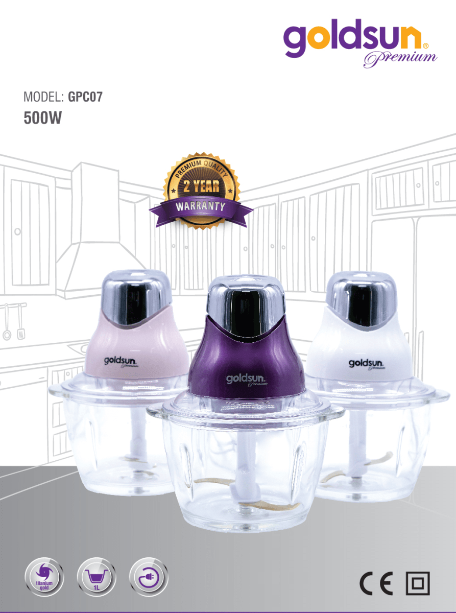 Máy xay thịt Goldsun Premium GPC07 500W