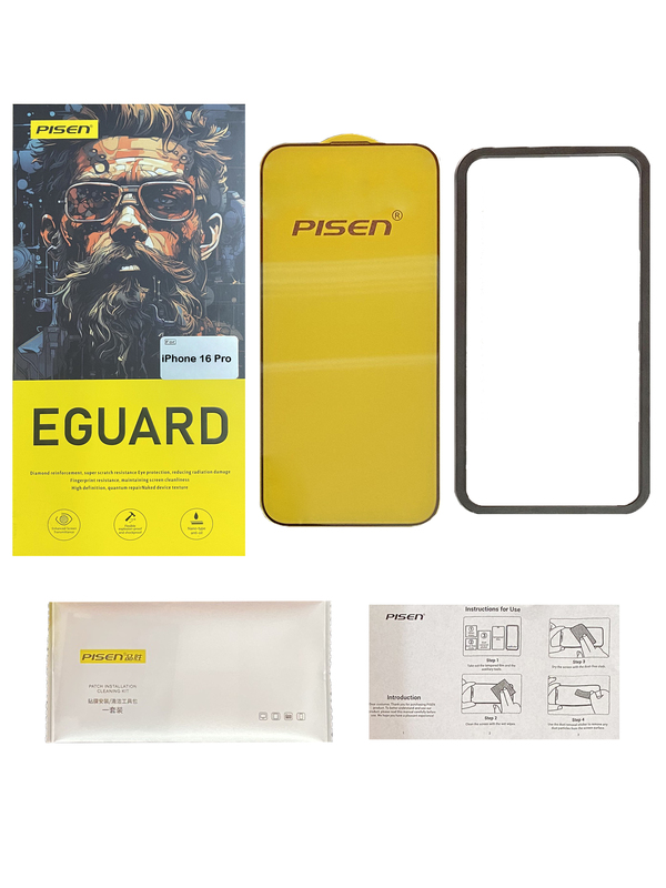 Miếng dán cường lực PISEN-EGUARD (KING) High Level I16 (MRE-TM87-I16) - Global