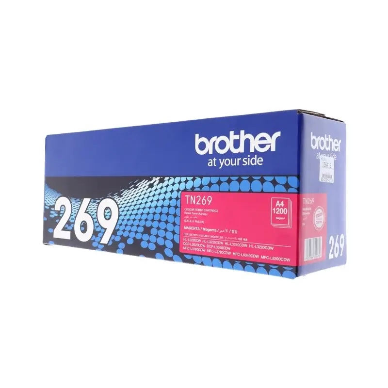 Mực in laser Brother TN269M (Dùng cho máy L3240CDW/L3280CDW/DCP-L3560CDW/MFC-L3760CD/L8340CDW)_magenta